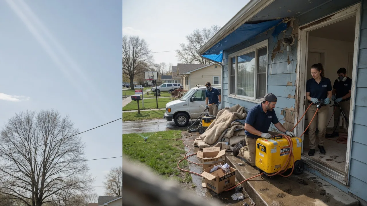 Basement Flood Cleanup in Quenemo, KS near me
